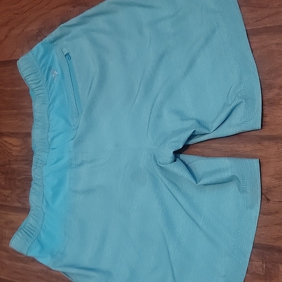 Mens speedo Swim shorts quick dry bottom lined color turquoise grey size large - Picture 10 of 10
